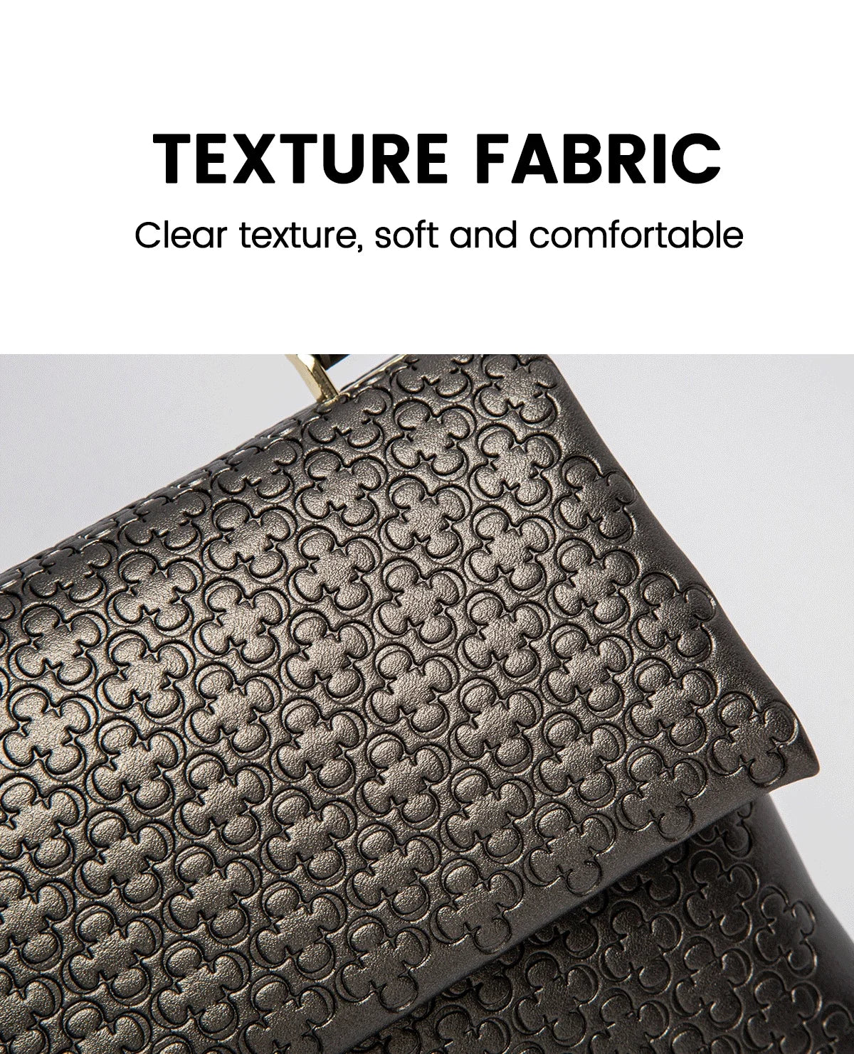 CH Fashion Shoulder Bag Detachable Chain Light Luxury Underarm Bag Simple Large Capacity Solid Co...