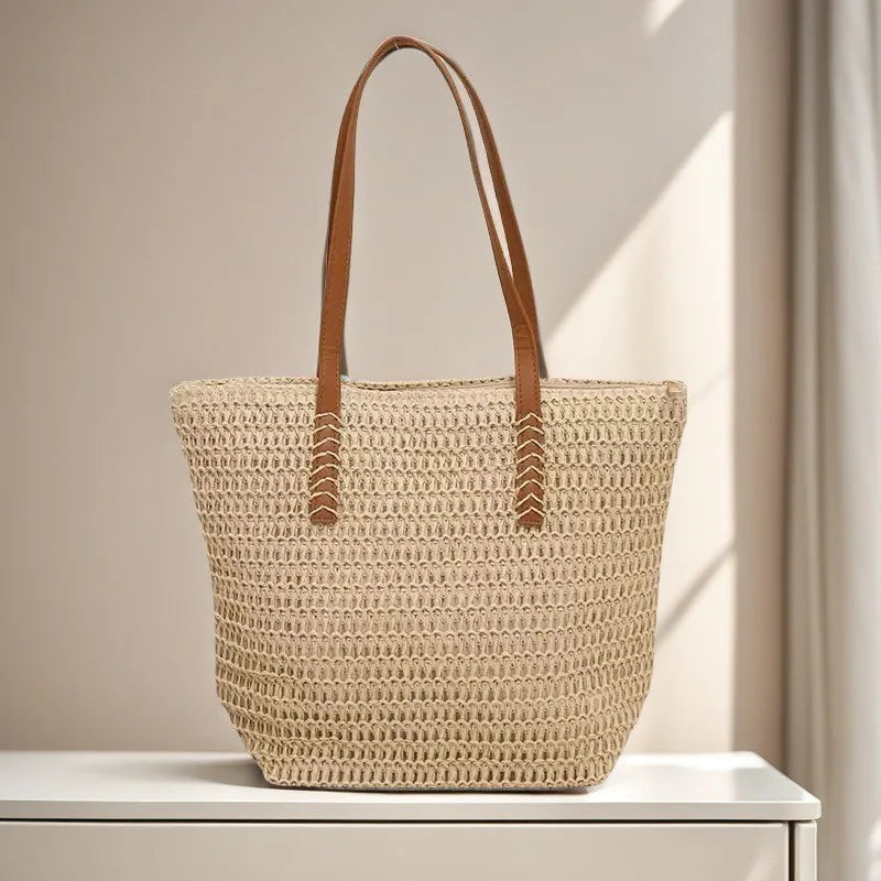 Woven Beach Tote Bag