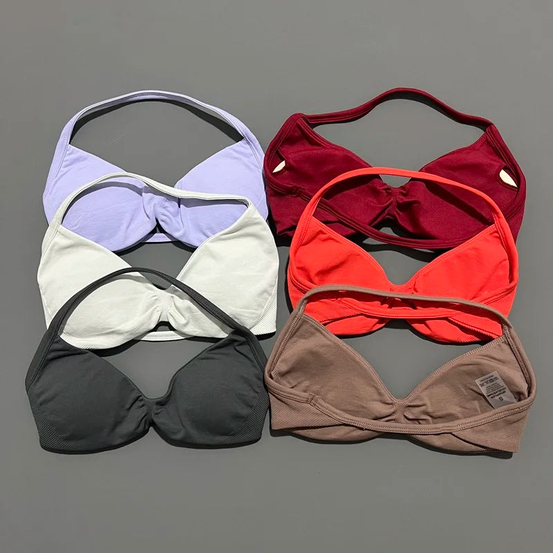 Halter Neck Tie-Side Bikini Set