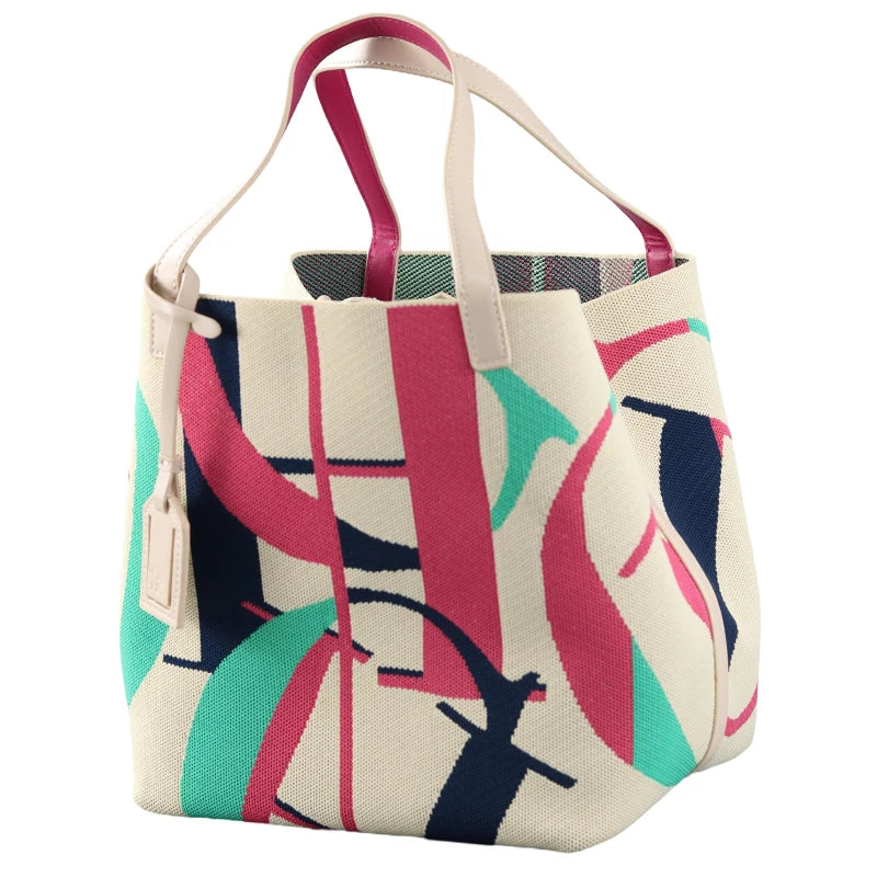 CH Canvas Tote Bag Spacious Lightweight Stylish Large Capacity Adjustable Pocket Durable Versatil...