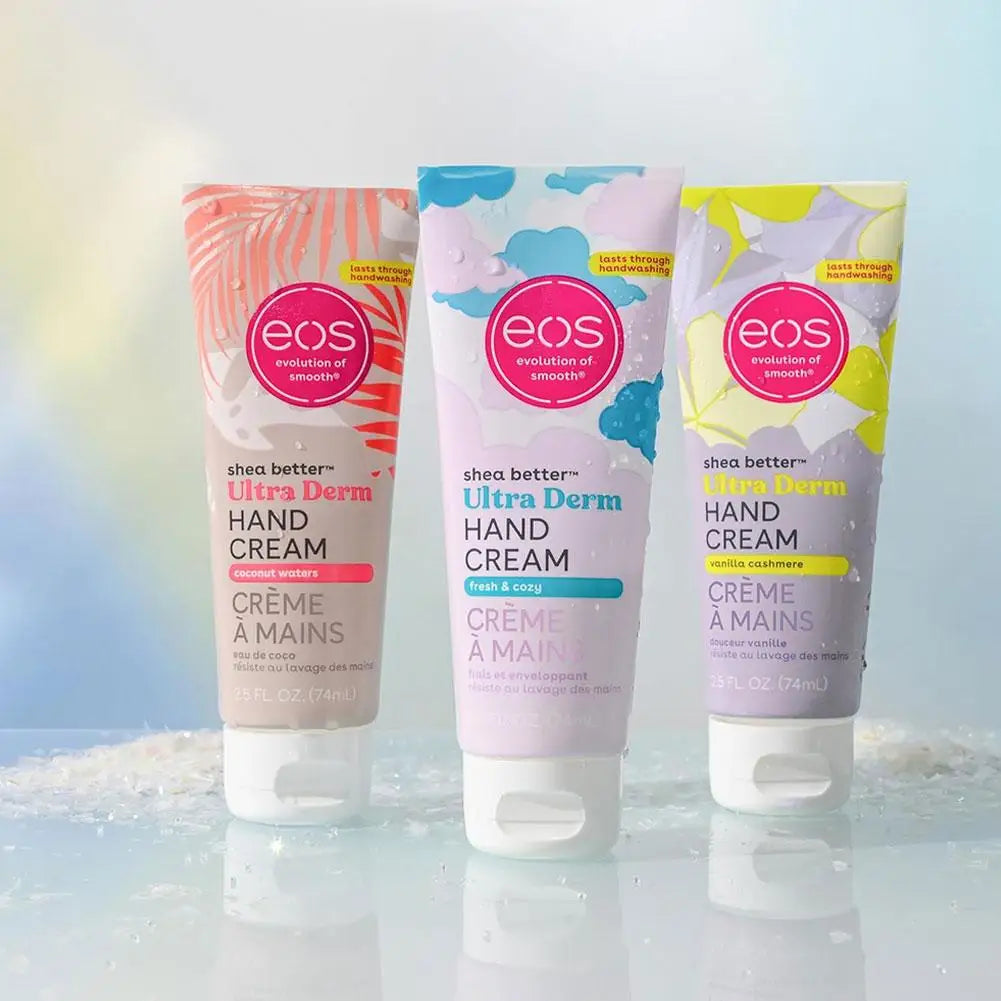 EOS Shea Better 74ml Hand Cream - Ultra Derm Moisturizing Shea Butter Enriched For Dry Cracked Sk...