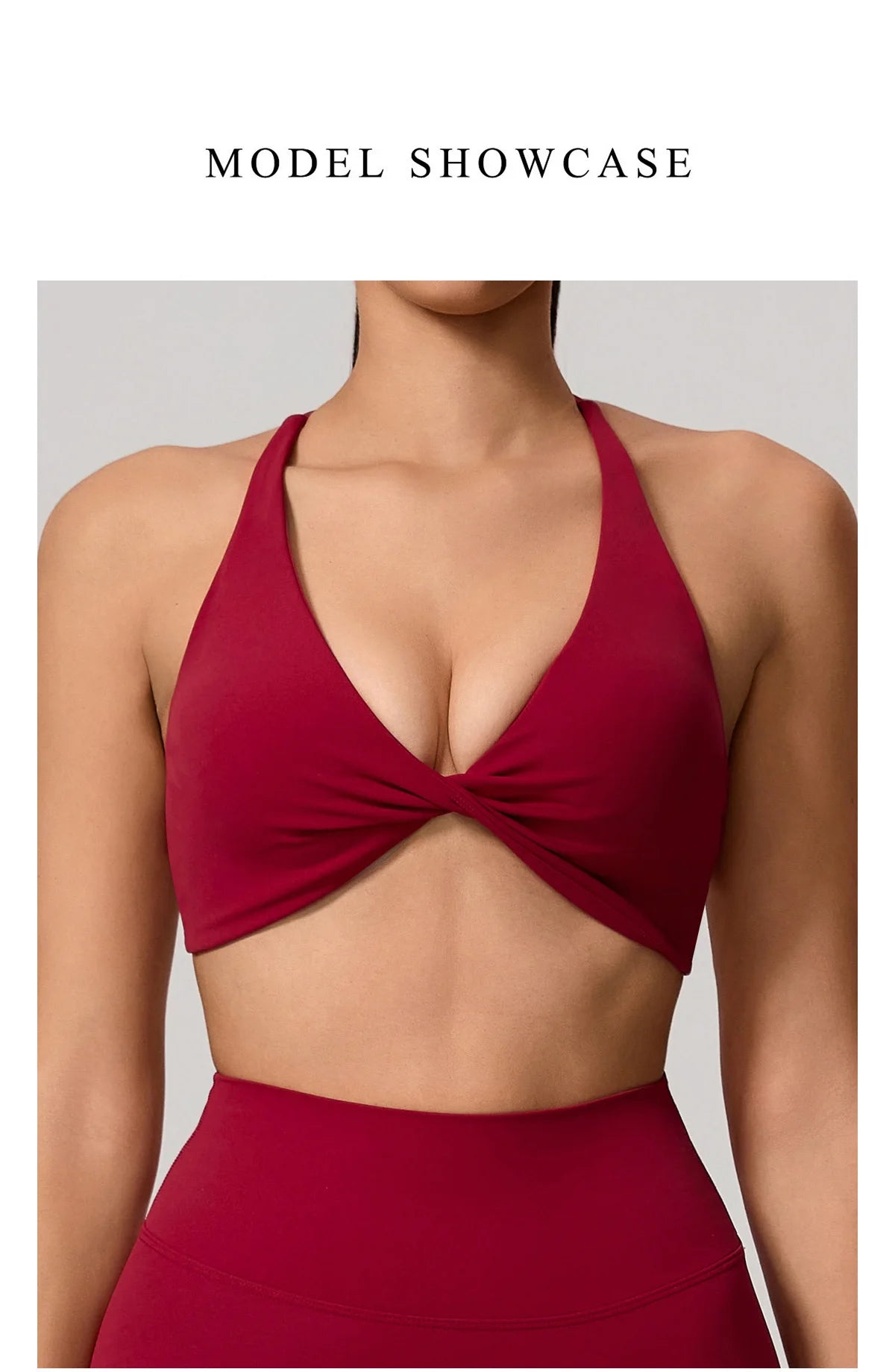 Cross Back Push Up Yoga Bra