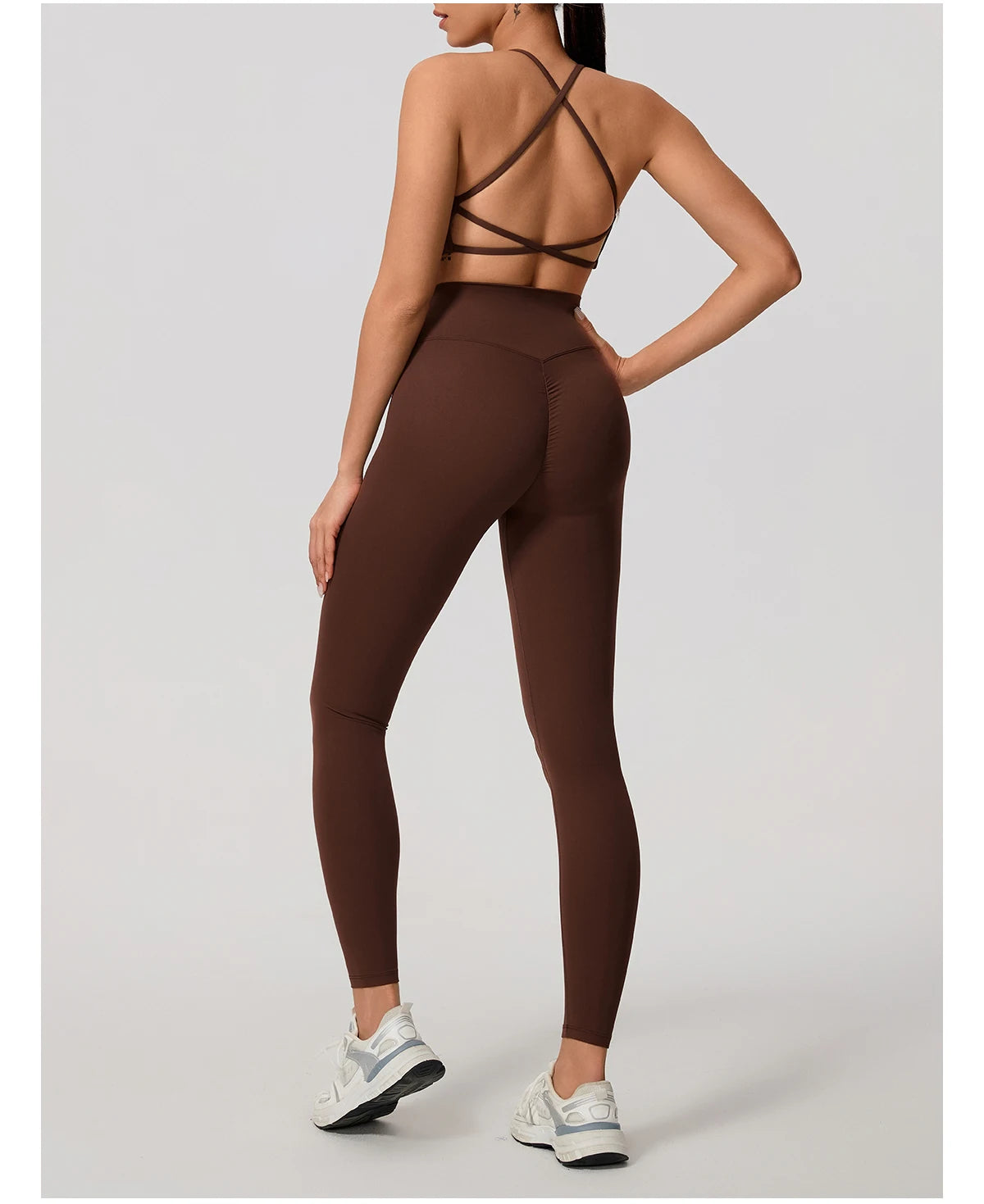 Cross Back Push Up Yoga Bra