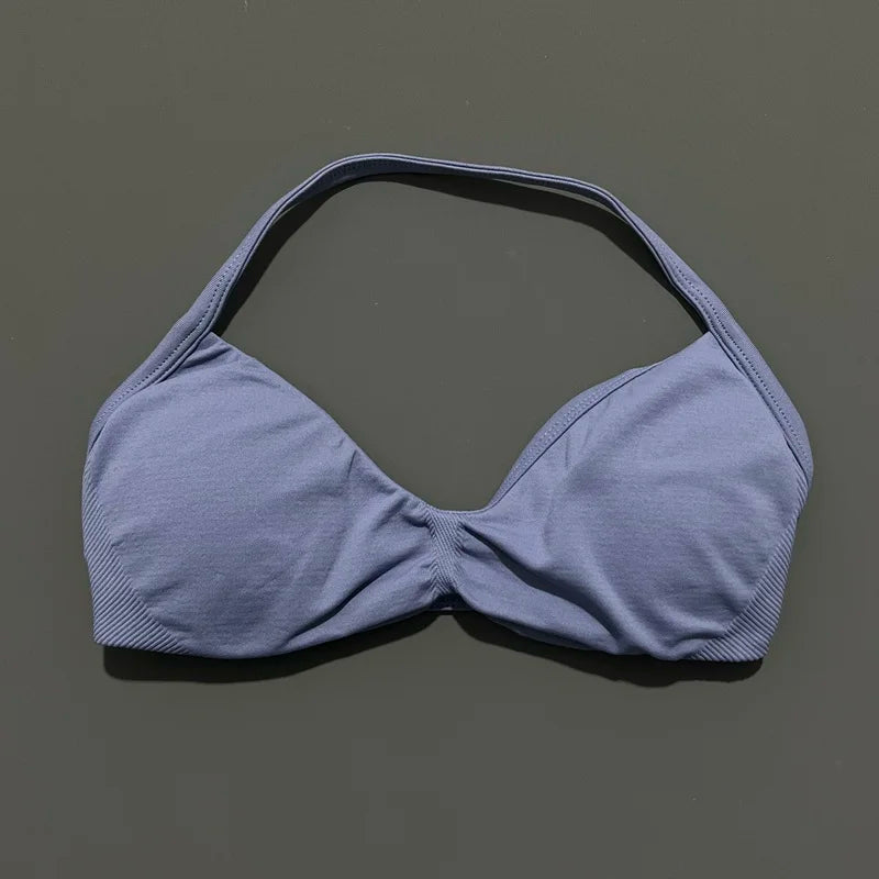 Halter Neck Tie-Side Bikini Set