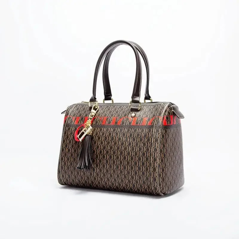 CH Ladies Bucket Bag – Floral PU Leather Handbag