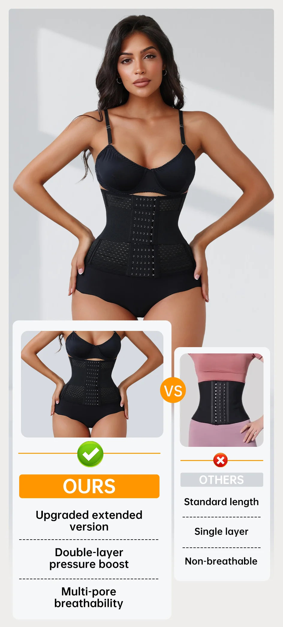 Adjustable Double Belt Waist Trainer