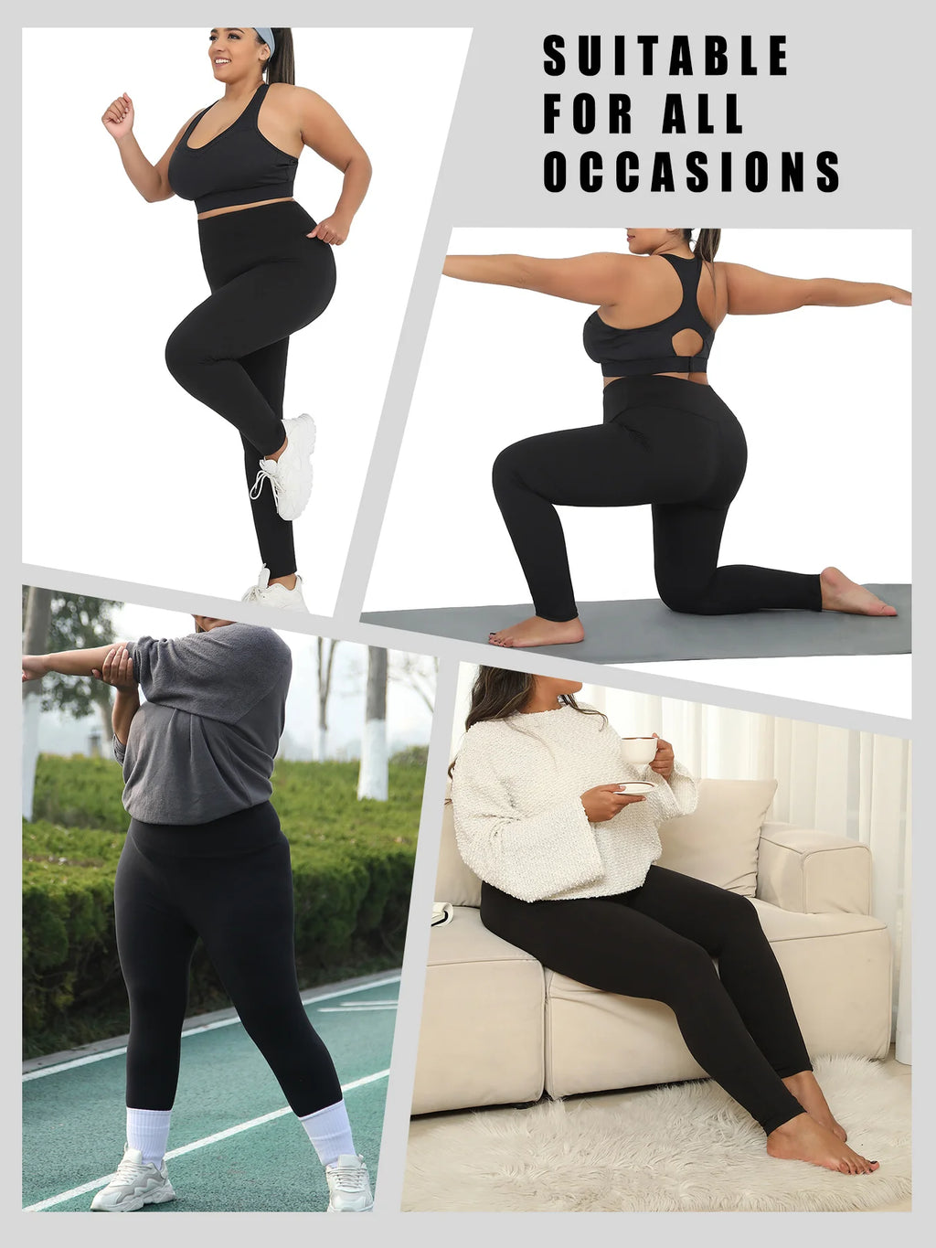 Plus Size Soft High Waist Leggings