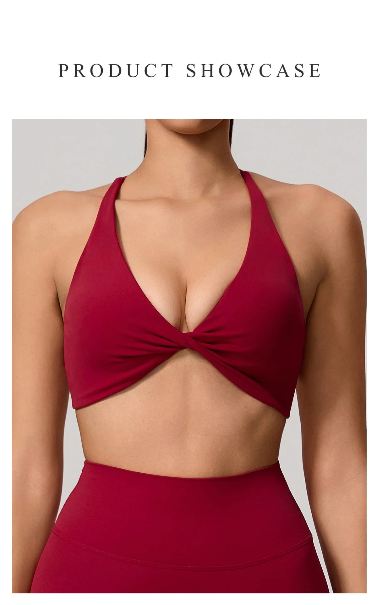 Cross Back Push Up Yoga Bra