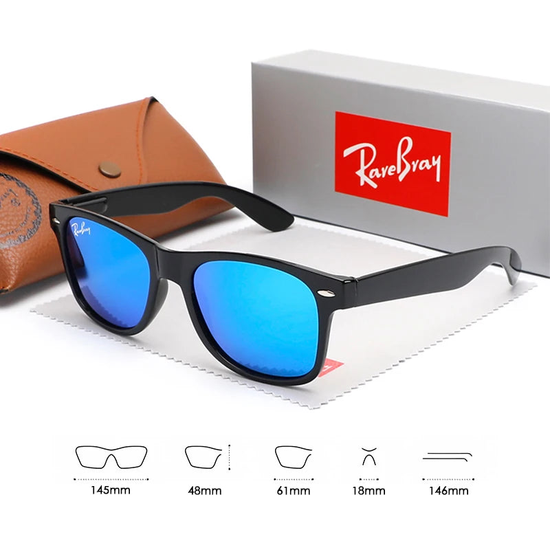 RareBray Classic Retro Polarized Sunglasses for Men UV400 Outdoor Protection Square Trend Shades ...