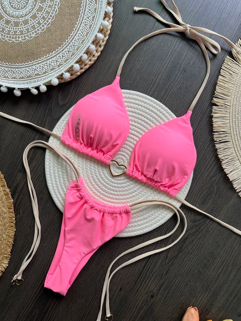 Micro Push Up Brazilian Bikini Set
