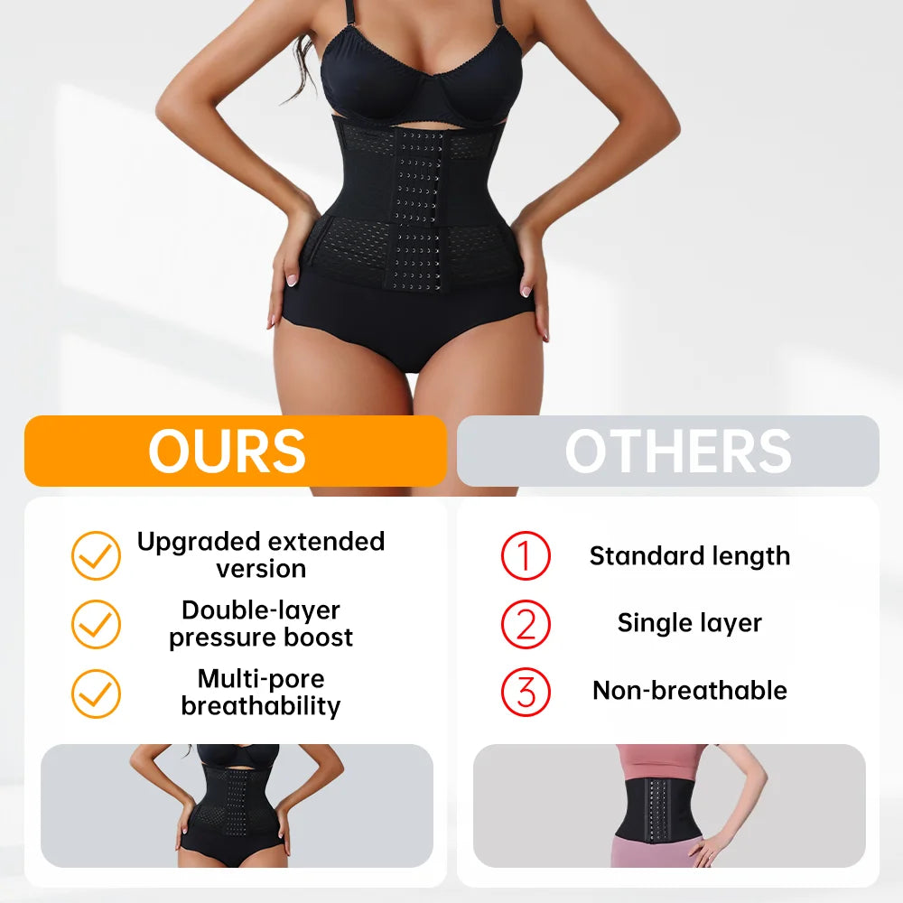 Adjustable Double Belt Waist Trainer