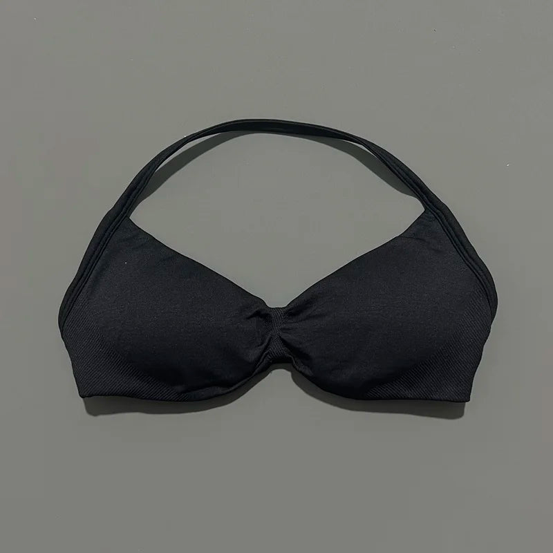 Halter Neck Tie-Side Bikini Set
