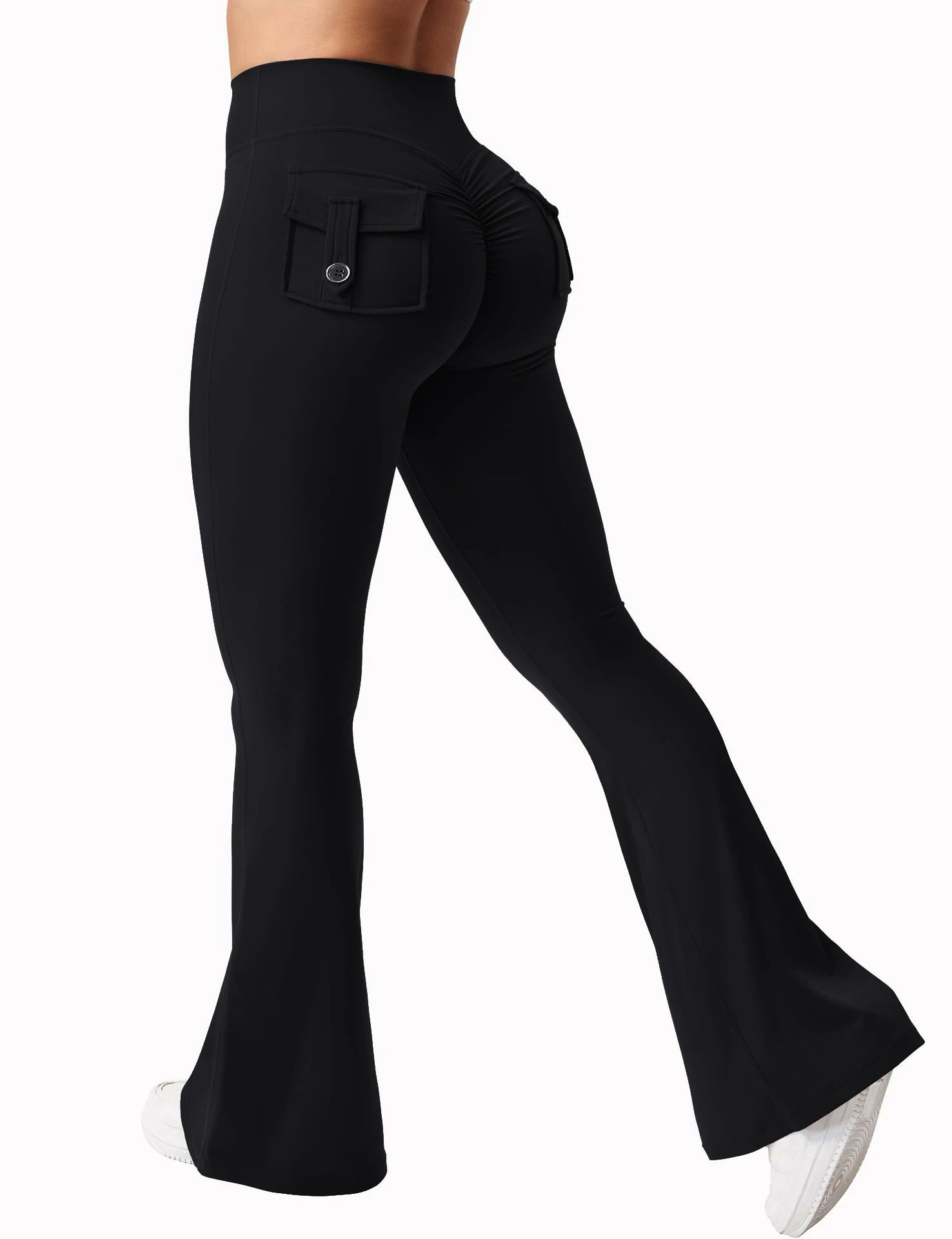 High Waist Wide Leg Yoga Flare