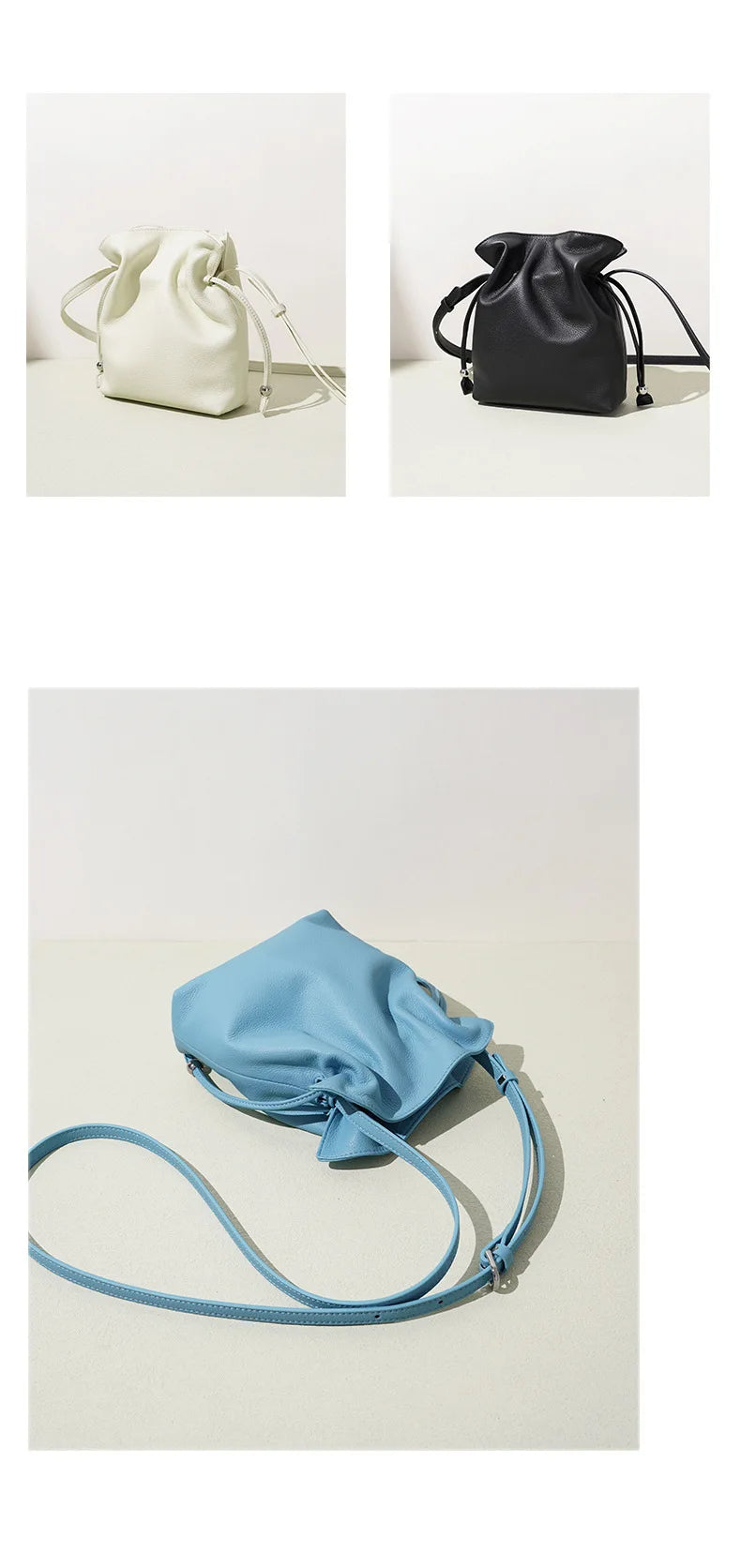 Leather Flap Crossbody Bag