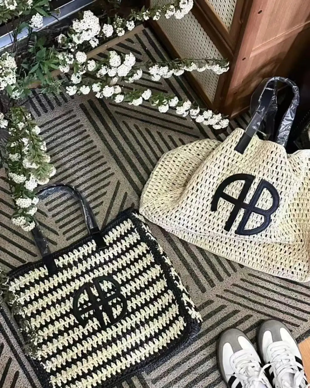 Straw Tote Bag