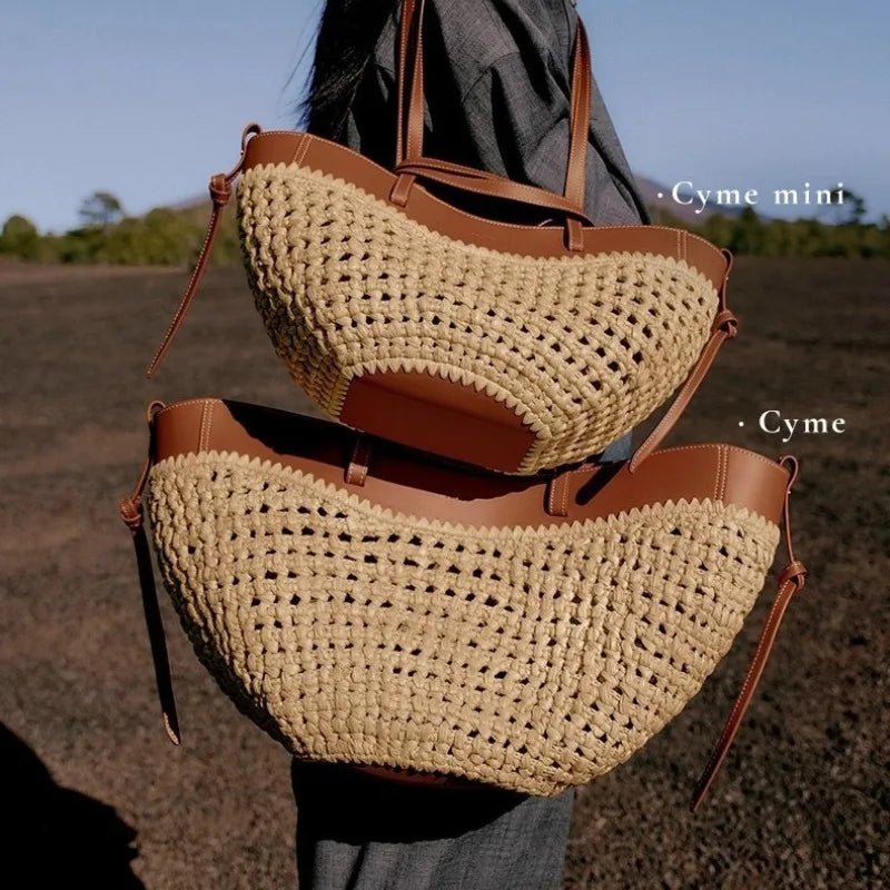 Casual Straw Woven Tote Bag