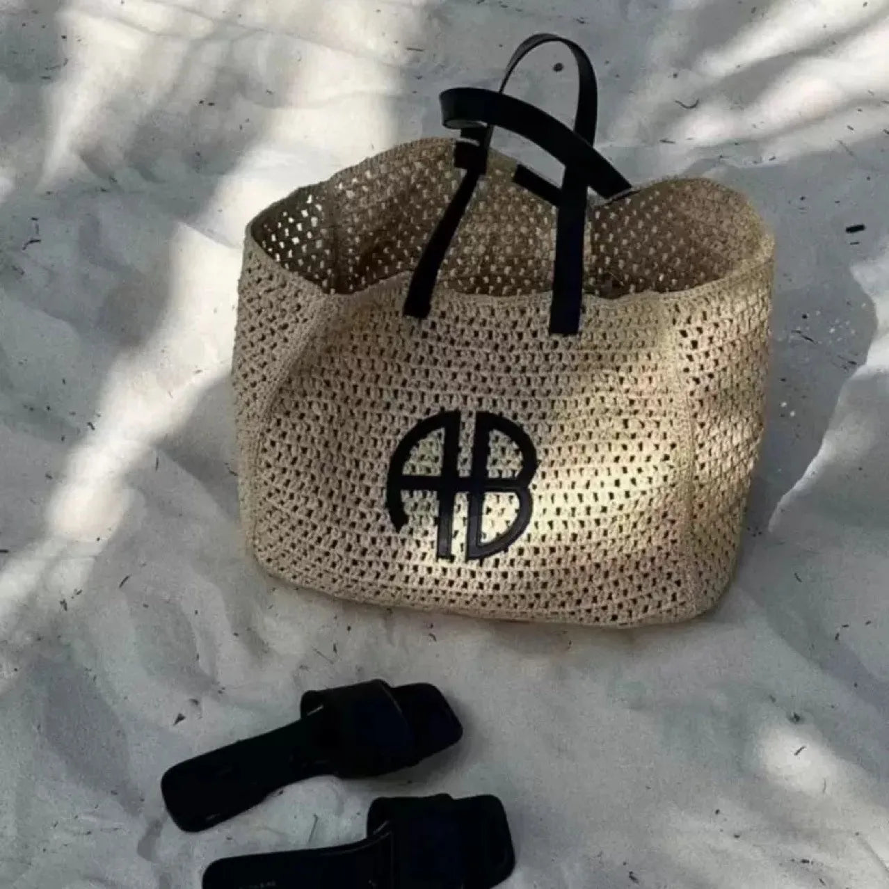 Straw Tote Bag