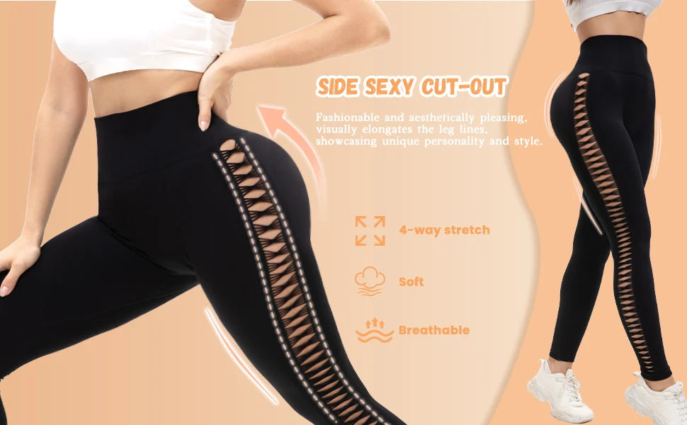 High Waist Butt Lifting Seamless Leggings