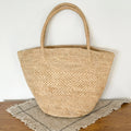 Handwoven Raffia Tote Bag