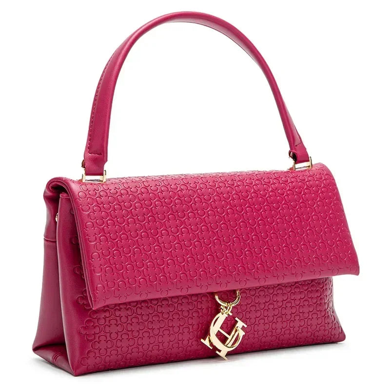 CH Fashion Shoulder Bag Detachable Chain Light Luxury Underarm Bag Simple Large Capacity Solid Co...