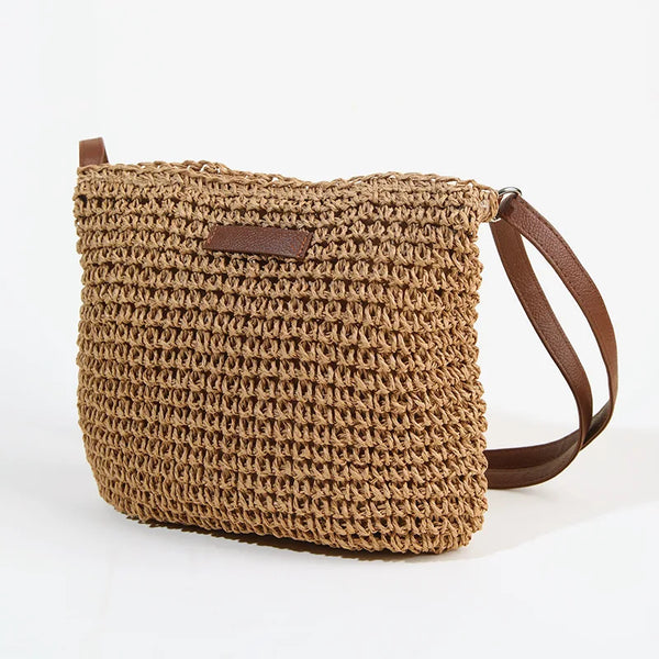 Woven Crossbody Shoulder Bag