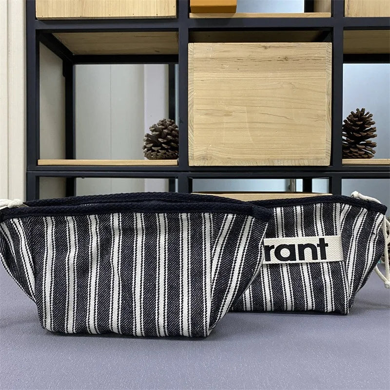 Canvas Tote with Woven Lining & Zip Pocket