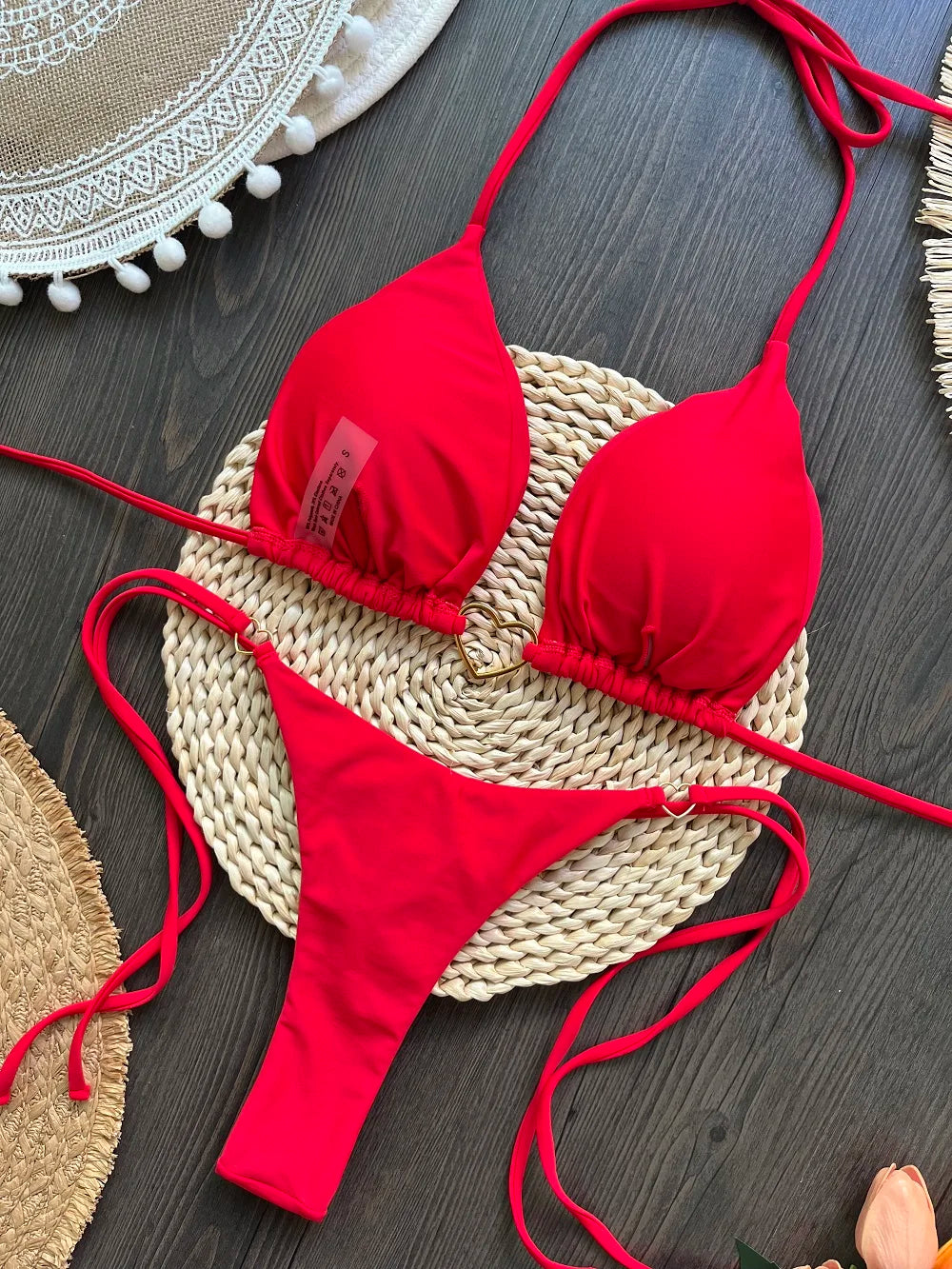 Micro Push Up Brazilian Bikini Set