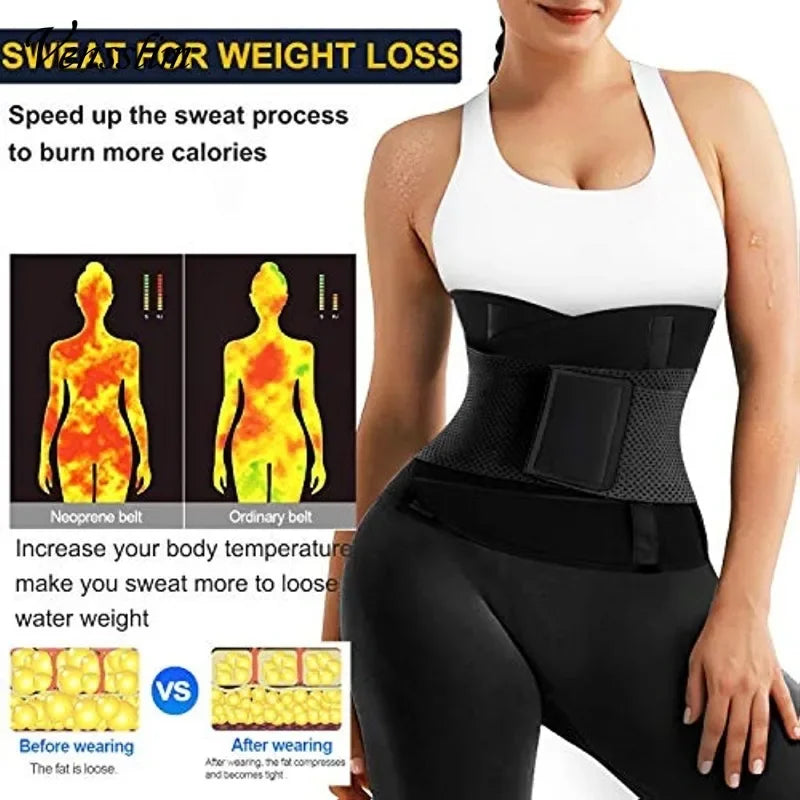 Neoprene Sweat Waist Trimmer Belt