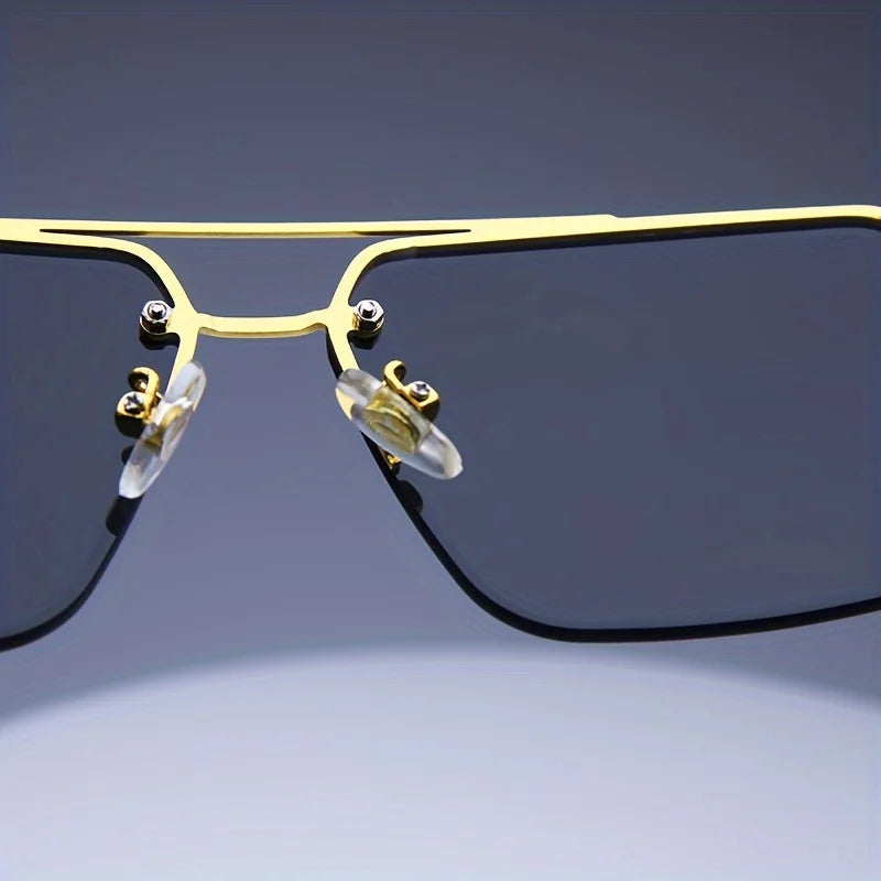 Rimless Rectangle Sunglasses – Women's