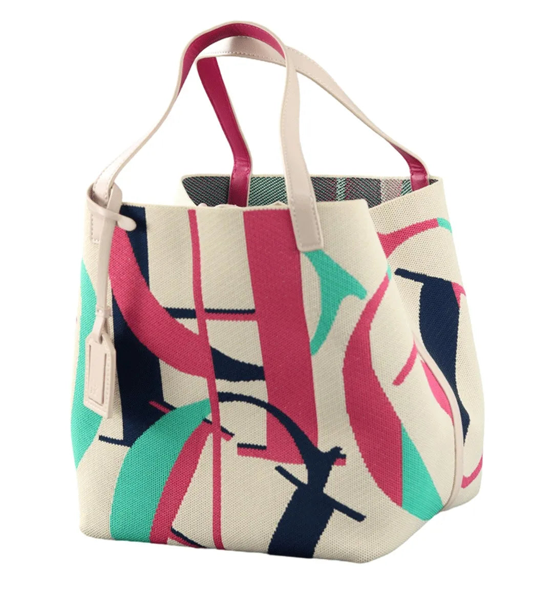 CH Canvas Tote Bag Spacious Lightweight Stylish Large Capacity Adjustable Pocket Durable Versatil...