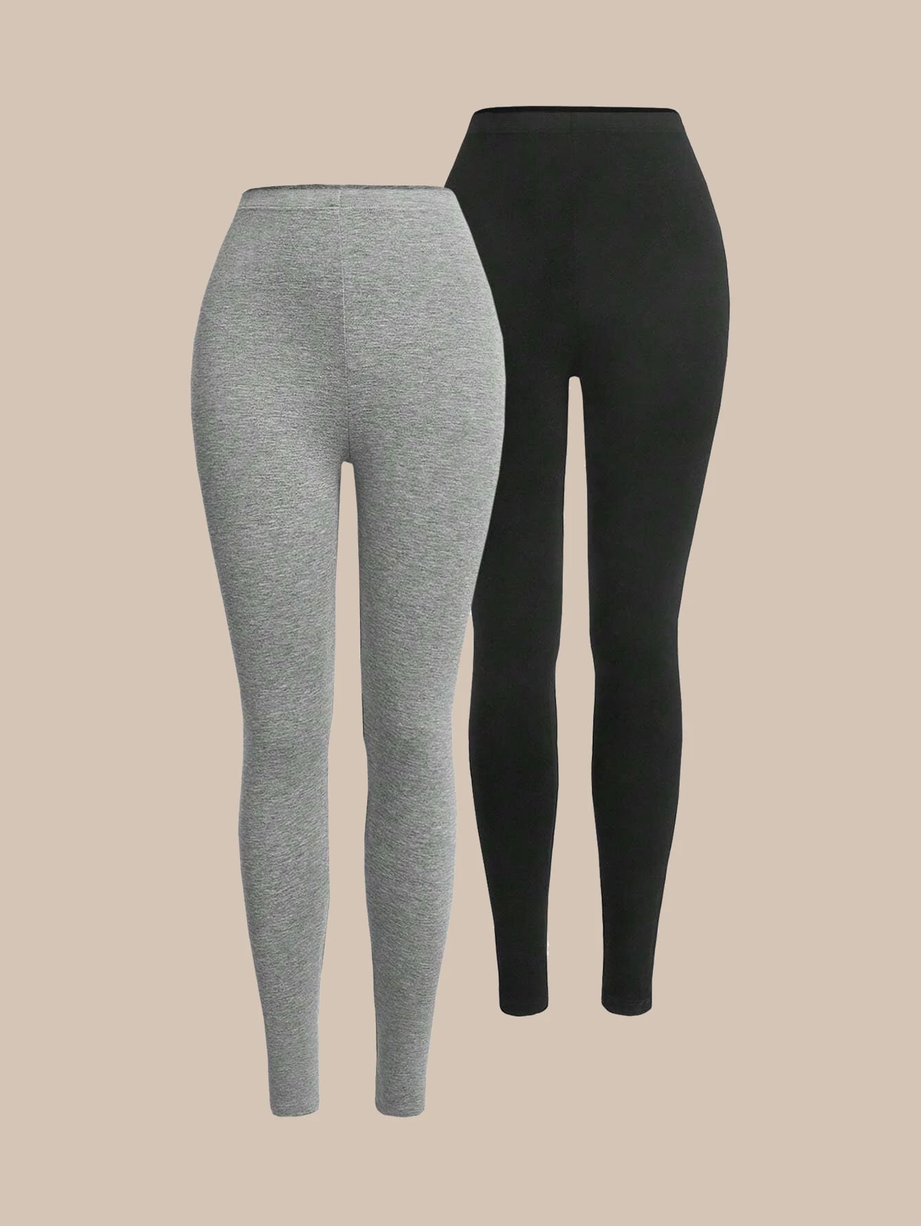 Solid High Waist Casual Yoga Pants