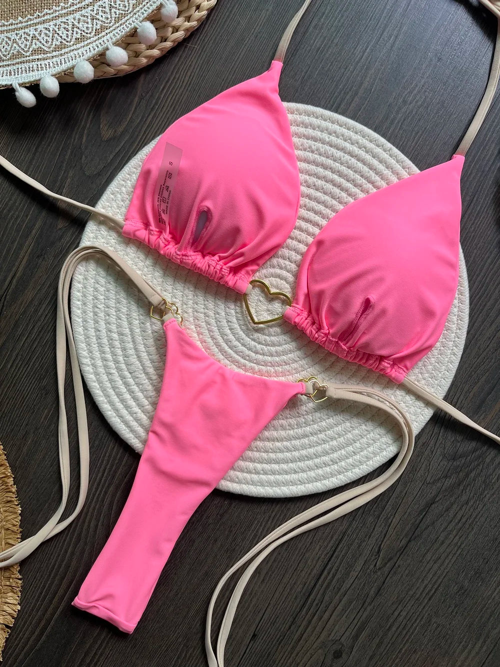 Micro Push Up Brazilian Bikini Set