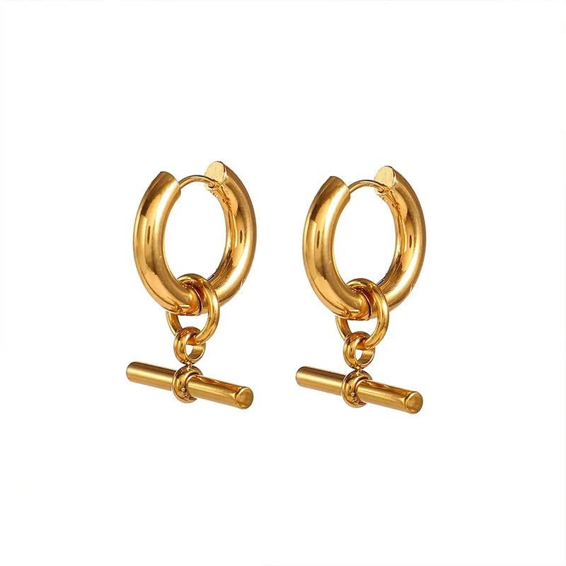Geometric Drop Earrings