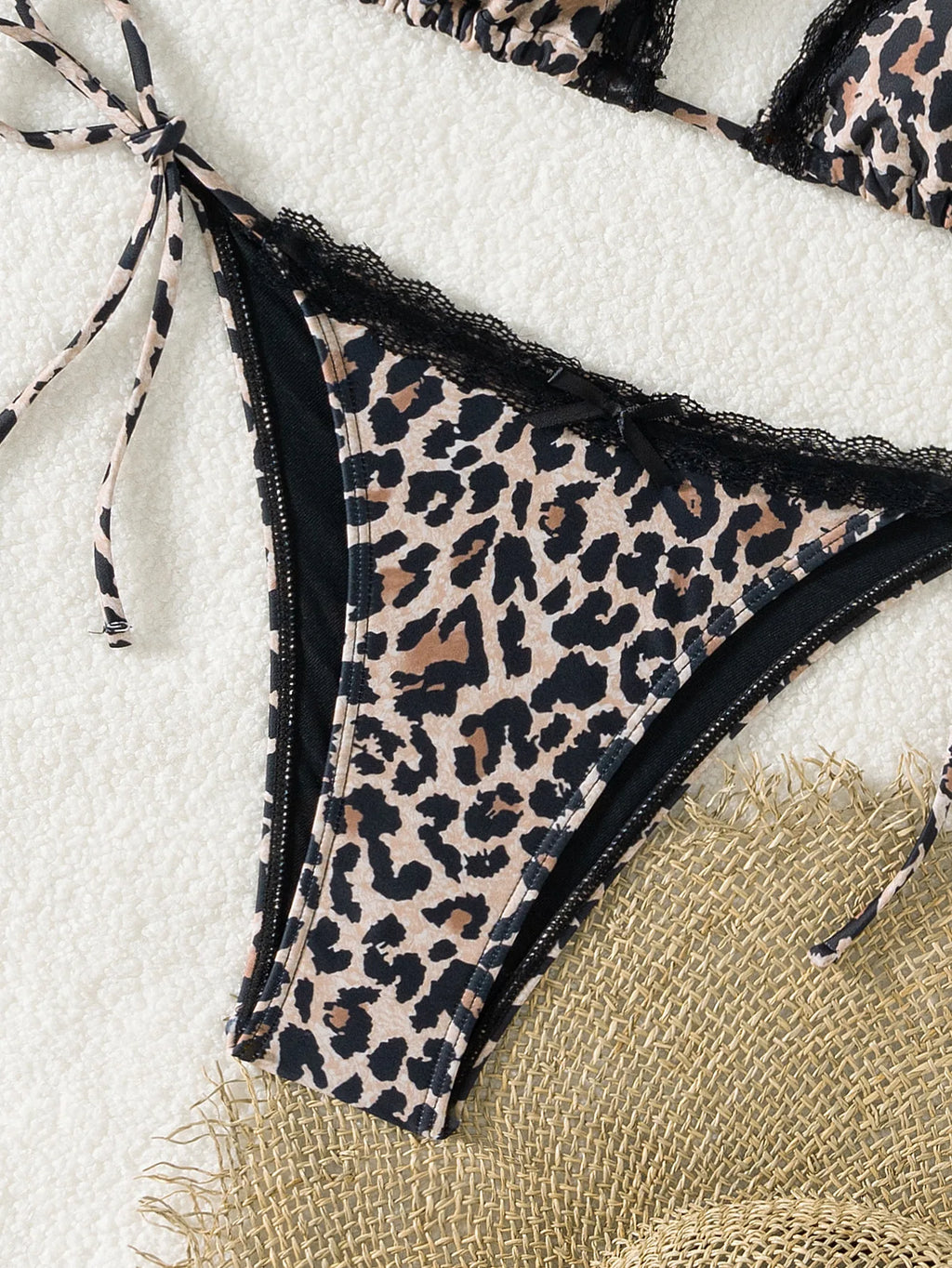 Floral Push Up Triangle Bikini Set