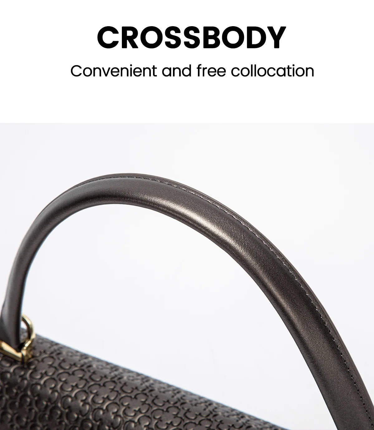 CH Fashion Shoulder Bag Detachable Chain Light Luxury Underarm Bag Simple Large Capacity Solid Co...