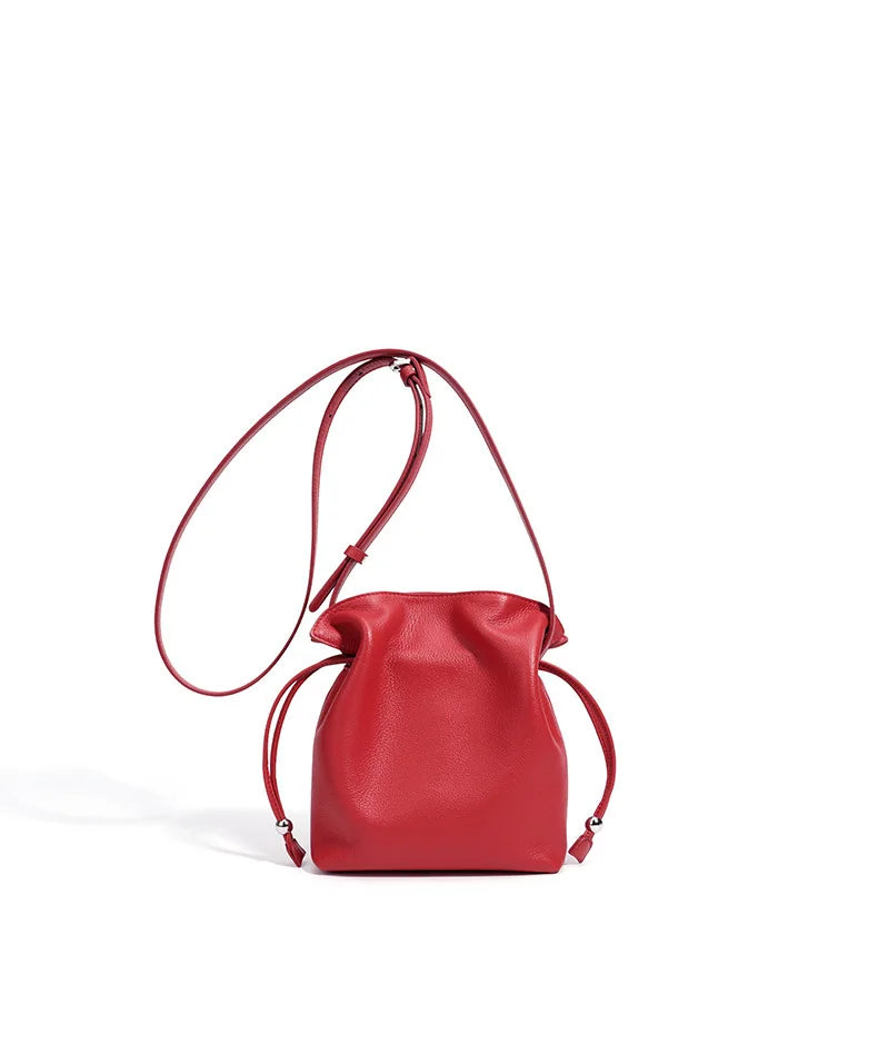 Leather Flap Crossbody Bag
