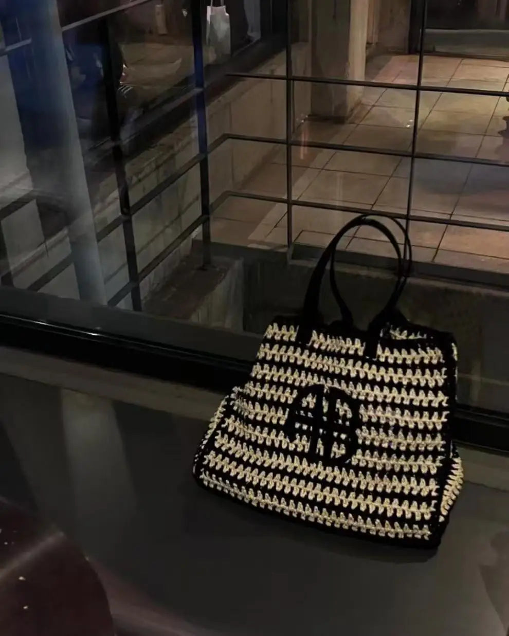 Straw Tote Bag