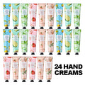 24PCS Hand Cream, Hydrating & Moisturizing, Nourishes and Cares for Hands, Prevents Dryness and C...