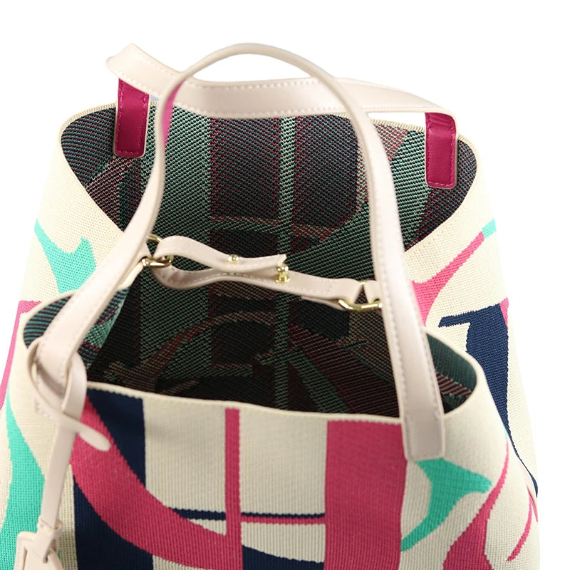 CH Canvas Tote Bag Spacious Lightweight Stylish Large Capacity Adjustable Pocket Durable Versatil...