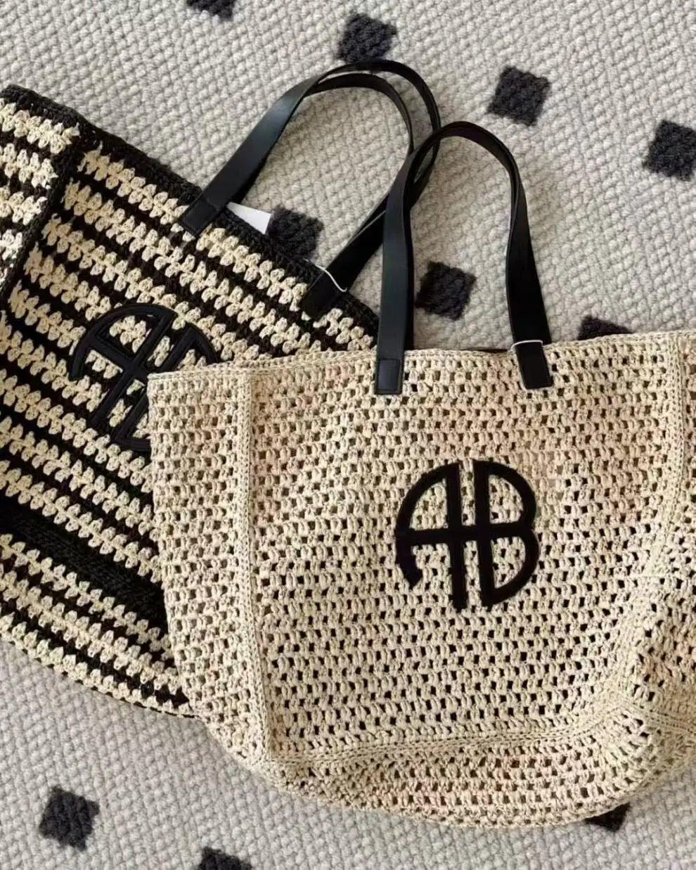 Straw Tote Bag