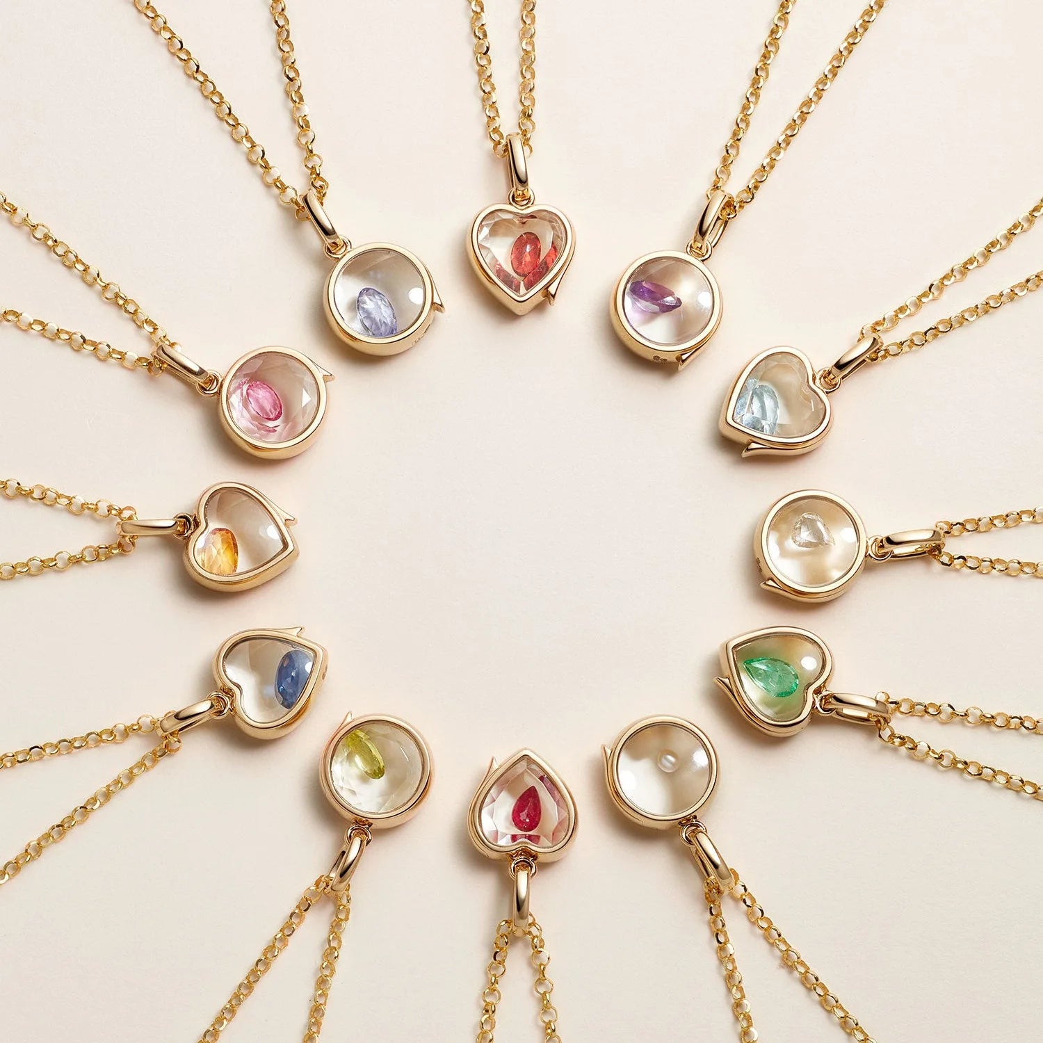 Open Pendant Chain Necklace