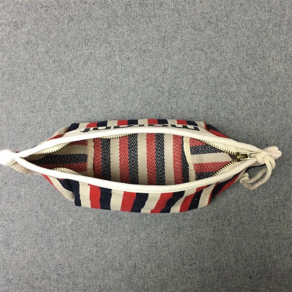 Canvas Tote with Woven Lining & Zip Pocket