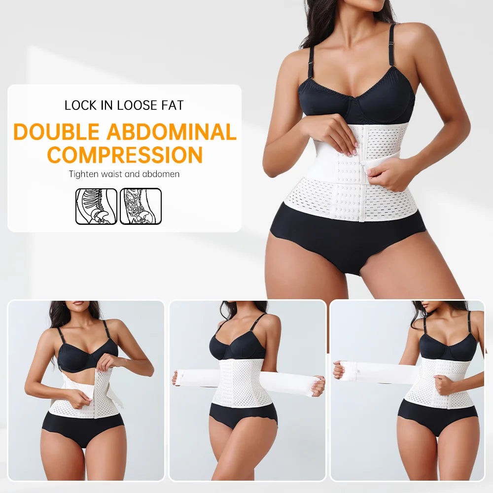 Adjustable Double Belt Waist Trainer
