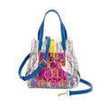 PVC Bucket Bag with Letter Detail