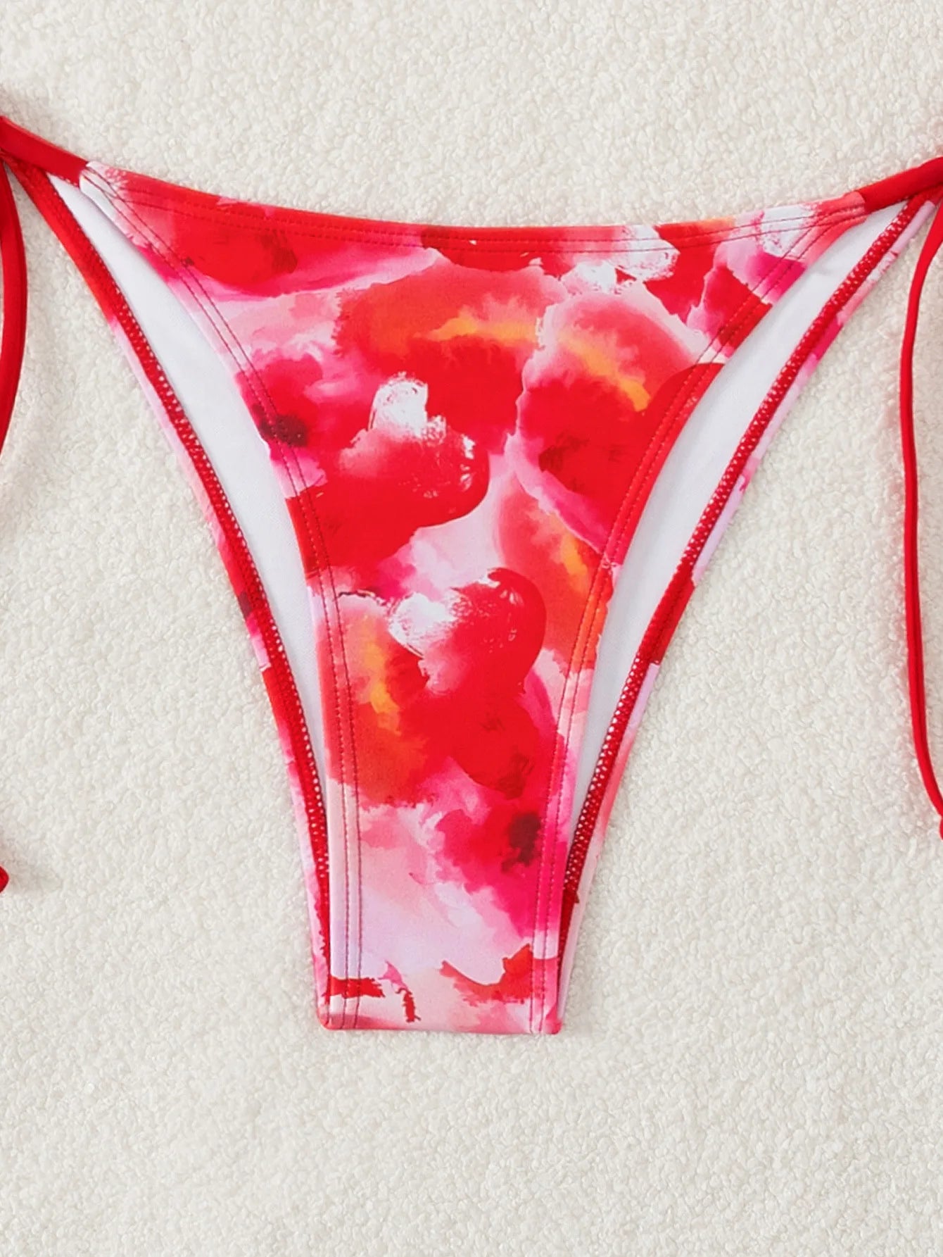 Floral Push Up Triangle Bikini Set