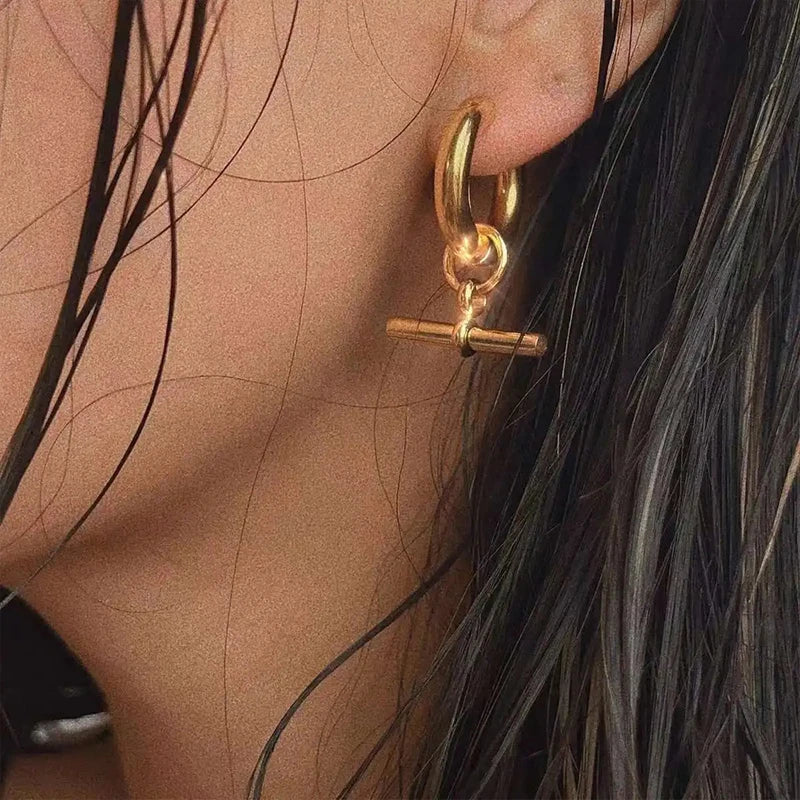 Geometric Drop Earrings