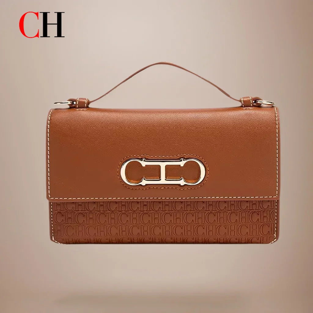 CH Women's Classic Retro Fashion Shoulder Bag Light Luxury Popular Classic Models Large Capacity ...