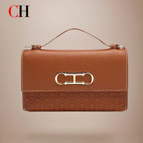 CH Women's Classic Retro Fashion Shoulder Bag Light Luxury Popular Classic Models Large Capacity ...
